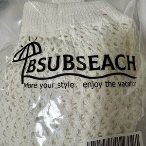 White Women Swim Coverup